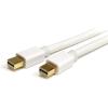 StarTech.com 6ft (1.8m) Mini DisplayPort Cable, 4K UHD Video, mDP 1.2 Cable, M/M mDP Cord, Mini DisplayPort (Not Thunderbolt)(White)