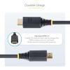 StarTech.com 6ft (1.8m) Premium Certified High Speed HDMI Cable, 4K 60Hz/1440p 144Hz, 18Gbps, UHD HDMI 2.0 Cord, TPE Jacket(black)