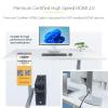 StarTech.com 6ft (1.8m) Premium Certified High Speed HDMI Cable, 4K 60Hz/1440p 144Hz, 18Gbps, UHD HDMI 2.0 Cord, TPE Jacket(white)
