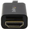 StarTech.com 6ft (2m) DisplayPort to HDMI Cable – 4K 30Hz – DisplayPort to HDMI Adapter Cable – DP 1.2 to HDMI Monitor Cable Converter – Latching DP Connector – Passive DP to HDMI Cord (DP2HDMM2MB)