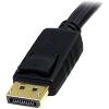 StarTech.com 6ft 4-in-1 USB DisplayPort KVM Switch Cable w/Audio & Microphone (DP4N1USB6),Black