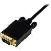 StarTech.com 6ft Mini DisplayPort to VGA Cable – Active – 1920×1200 – mDP to VGA Adapter Cable for Your Computer Monitor (MDP2VGAMM6B) Black(10 ft)