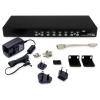StarTech.com 8 Port VGA KVM Switch – 1U Rack Mount – USB VGA KVM Switch with Audio – 1920 x 1440, TAA @60hz – KVM Video Switch (SV831DUSBAU)(USB & PS/2)