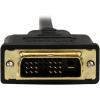 StarTech.com 8in Mini HDMI to DVI-D Adapter M/F – 8 inch Mini HDMI to DVI Cable – Connect a Mini HDMI tablet or laptop to a DVI-D display (HDCDVIMF8IN)(3 ft / 1m)