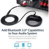 StarTech.com Bluetooth 5.0 Audio Receiver with NFC – Bluetooth Wireless Audio Adapter BT 5.0-66ft (20m) Range – 3.5mm/RCA or Digital Toslink/SPDIF Optical Output – Lossless HiFi Wolfson DAC (BT52A)(Digital Toslink/SPDIF Optical Output)
