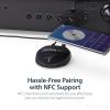 StarTech.com Bluetooth 5.0 Audio Receiver with NFC – Bluetooth Wireless Audio Adapter BT 5.0-66ft (20m) Range – 3.5mm/RCA or Digital Toslink/SPDIF Optical Output – Lossless HiFi Wolfson DAC (BT52A)(Bluetooth Audio Receiver with NFC)