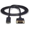 StarTech.com DisplayPort to DVI Converter Cable – DP to DVI Adapter – 3ft – 1920×1200 (DP2DVI2MM3)(6 feet)