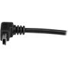 StarTech.com Down Angle Mini USB Cable – 2m – Black – USB A to Mini USB B – USB to Mini USB Cable – Mini USB Charger – USB A to Mini B (USBAMB2MD)(3 ft / 1m)