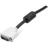StarTech.com Dual Link DVI Cable – 15 ft – Male to Male – 2560×1600 – DVI-D Cable – Computer Monitor Cable – DVI Cord – Video Cable (DVIDDMM15),Black(15 ft)
