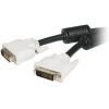 StarTech.com Dual Link DVI Cable – 15 ft – Male to Male – 2560×1600 – DVI-D Cable – Computer Monitor Cable – DVI Cord – Video Cable (DVIDDMM15),Black(20 ft)