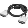 StarTech.com Dual Link DVI Cable – 15 ft – Male to Male – 2560×1600 – DVI-D Cable – Computer Monitor Cable – DVI Cord – Video Cable (DVIDDMM15),Black(3 ft)