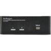 StarTech.com Dual Monitor DisplayPort KVM Switch – 2 Port – USB 2.0 Hub – Audio and Microphone – DP KVM Switch , TAA (SV231DPDDUA)(2 Port)