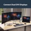 StarTech.com Dual Monitor USB 3.0 Docking Station w/ DVI to VGA & HDMI Adapters, 5x USB 3.0 & Audio – Vertical DVI Dock for Mac & Windows (USB3SDOCKDD)