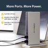 StarTech.com Dual Monitor USB 3.0 Docking Station w/ DVI to VGA & HDMI Adapters, 5x USB 3.0 & Audio – Vertical DVI Dock for Mac & Windows (USB3SDOCKDD)