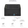 StarTech.com Dual-Bay USB 3.0 To SATA Hard Drive Docking Station, USB Hard Drive Dock, External 2.5/3.5″ SATA I/II/III, SSD/HDD Docking Station, Hot-Swap Hard Drive Bay, Top-Loading (SDOCK2U33),Black