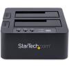 StarTech.com Dual-Bay USB 3.0 to SATA and IDE Hard Drive Docking Station, USB Hard Drive Dock, External 2.5/3.5″ SATA III/IDE, SSD/HDD Docking Station, Hot-Swap Drive Bays, Top-Loading (UNIDOCKU33)