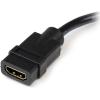 StarTech.com HDMI Male to DVI Female Adapter – 8in – 1080p DVI-D Gender Changer Cable (HDDVIMF8IN)(HDMI (F) to DVI (M))