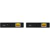 StarTech.com HDMI Over CAT6 Extender Kit – 4K 60Hz – HDMI Balun Kit – Signal up to 165 ft / 50m – HDR – 4:4:4-7.1 Audio Support (ST121HD20V), Black