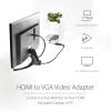 StarTech.com HDMI to VGA Adapter – 1920×1080 – HDMI Converter with Audio Output – VGA to HDMI Monitor Adapter (HD2VGAA2),Black(HDMI to VGA – Compact)