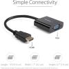 StarTech.com HDMI to VGA Adapter – 1920×1080 – HDMI Converter with Audio Output – VGA to HDMI Monitor Adapter (HD2VGAA2),Black(HDMI to VGA – Compact)