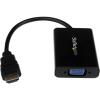 StarTech.com HDMI to VGA Adapter – 1920×1080 – HDMI Converter with Audio Output – VGA to HDMI Monitor Adapter (HD2VGAA2),Black(HDMI to VGA – Compact with audio)