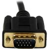 StarTech.com HDMI to VGA Adapter – 1920×1080 – HDMI Converter with Audio Output – VGA to HDMI Monitor Adapter (HD2VGAA2),Black(HDMI to VGA Cable – 10ft / 3m)