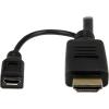 StarTech.com HDMI to VGA Adapter – 1920×1080 – HDMI Converter with Audio Output – VGA to HDMI Monitor Adapter (HD2VGAA2),Black(HDMI to VGA Cable – 10ft / 3m)