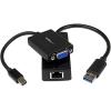 StarTech.com Lenovo ThinkPad X1 Carbon VGA and Gigabit Ethernet Adapter Kit – MDP to VGA – USB 3.0 to GbE (LENX1MDPUGBK)(Lenovo X1 Carbon 2)