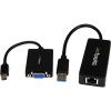 StarTech.com Lenovo ThinkPad X1 Carbon VGA and Gigabit Ethernet Adapter Kit – MDP to VGA – USB 3.0 to GbE (LENX1MDPUGBK)(Lenovo X1 Carbon 2)