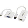 StarTech.com Lenovo ThinkPad X1 Carbon VGA and Gigabit Ethernet Adapter Kit – MDP to VGA – USB 3.0 to GbE (LENX1MDPUGBK)(MacBook Pro)