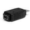 StarTech.com Micro USB to Mini USB 2.0 Adapter – Micro USB (f) to Mini USB (m) (UUSBMUSBFM) Black(1 Count (Pack of 1))