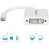 StarTech.com Mini DisplayPort to DVI Adapter – Mini DP to DVI-D Converter – 1080p Video – mDP or Thunderbolt 1/2 Mac/PC to DVI Monitor – mDP 1.2 to DVI Single-Link Adapter Dongle – White (MDP2DVIW)(Adapter (Pack of 2))