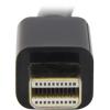 StarTech.com Mini DisplayPort to HDMI Adapter Cable – mDP to HDMI Adapter with Built-in Cable – Black – 3 m (10 ft.) – Ultra HD 4K 30Hz(Black)