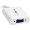 StarTech.com Mini DisplayPort to VGA Adapter – Active Mini DP to VGA Converter – 1080p Video – mDP or Thunderbolt 1/2 Mac/PC to VGA Monitor/Projector/Display – mDP 1.2 to VGA Dongle – White (MDP2VGAW)