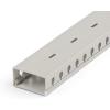 StarTech.com Open Slot Cable Management Raceway with Cover, 1-1/2″(38mm) W x 1″(25mm) H – 6.5ft(2m) Length – 1/4″(8mm) Slots, PVC Network Cable Hider/Wall Wire Duct, Max 20 Cables, UL Listed, TAA(2.0 in (5 cm) x 1.0 in (25 mm))