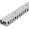 StarTech.com Open Slot Cable Management Raceway with Cover, 1-1/2″(38mm) W x 1″(25mm) H – 6.5ft(2m) Length – 1/4″(8mm) Slots, PVC Network Cable Hider/Wall Wire Duct, Max 20 Cables, UL Listed, TAA(1.5 in (3.8 cm) x 1.0 in (25 mm))