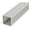 StarTech.com Open Slot Cable Management Raceway with Cover, 1-1/2″(38mm) W x 1″(25mm) H – 6.5ft(2m) Length – 1/4″(8mm) Slots, PVC Network Cable Hider/Wall Wire Duct, Max 20 Cables, UL Listed, TAA(3.0 in (75 mm) x 3.0 in (75 mm))