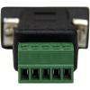 StarTech.com RS422 RS485 Serial DB9 to Terminal Block Adapter – Serial adapter – 5 pin terminal block to DB-9 (M) (black) , TAA (DB92422)