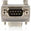 StarTech.com Right Angle DB9 to DB9 Serial Cable Adapter Type 1 – M/F – Serial adapter – DB-9 (M) to DB-9 (F) – GC99MFRA1
