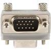 StarTech.com Right Angle VGA Adapter – Right Angle VGA to VGA – Male/Female – Type 1 – VGA Adapter Cable (GC1515MFRA1)(1 Count (Pack of 1))