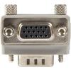 StarTech.com Right Angle VGA Adapter – Right Angle VGA to VGA – Male/Female – Type 1 – VGA Adapter Cable (GC1515MFRA1)(1 Count (Pack of 2))