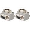 StarTech.com Right Angle VGA Adapter – Right Angle VGA to VGA – Male/Female – Type 1 – VGA Adapter Cable (GC1515MFRA1)(1 Count (Pack of 2))
