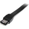 StarTech.com Shielded External eSATA Cable – eSATA cable – Serial ATA 150 – eSATA (M) to eSATA (M) (3 ft) – black (ESATA3)(3 Feet)
