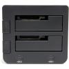 StarTech.com Single Bay USB 3.0 to SATA Hard Drive Docking Station, USB 3.0 (5 Gbps) Hard Drive Dock, External 2.5/3.5″ SATA I/II/III HDD/SSD Docking Station, Top-Loading Hard Drive Bay (SATDOCKU3S)(2 Bay)