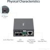 StarTech.com Singlemode (SM) SC Fiber Media Converter for 10/100/1000 Network – 10km – Gigabit Ethernet – 1310nm – w/Auto Negotiation, TAA (MCMGBSCSM10)(1″x4.1″x2.8″)