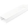 StarTech.com Solid Cable Management Raceway with Adhesive Tape & Cover, 1-3/4″(45mm) W x 1-1/8″(27mm) H – 6ft(1.8m) Length, PVC Network/Power Cord Hider – Wall Wire Duct System, UL Listed, TAA(1.06 in. (27mm) x 1.77 in. (45.1mm))