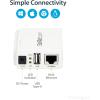 StarTech.com StarTech.com 1-Port Wireless N USB 2.0 Network Print Server – 10/100 Mbps Ethernet USB Printer Server Adapter – Windows 10 – 802.11 b/g/n , TAA (PM1115UW)(Wireless USB Print Server)