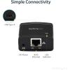 StarTech.com StarTech.com 1-Port Wireless N USB 2.0 Network Print Server – 10/100 Mbps Ethernet USB Printer Server Adapter – Windows 10 – 802.11 b/g/n , TAA (PM1115UW)(USB Print Server)