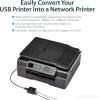StarTech.com StarTech.com 1-Port Wireless N USB 2.0 Network Print Server – 10/100 Mbps Ethernet USB Printer Server Adapter – Windows 10 – 802.11 b/g/n , TAA (PM1115UW)(USB Print Server)