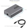 StarTech.com Thunderbolt 3 to Ethernet Adapter, 10GbE, Multi-Gigabit, Thunderbolt 3 to RJ45 Network Adapter, 10GBASE-T/5-2.5GBASE-T NIC, 10G Network Adapter Includes TB3 Cable, Win/Mac, TAA(Network Interface Controller Adapter)